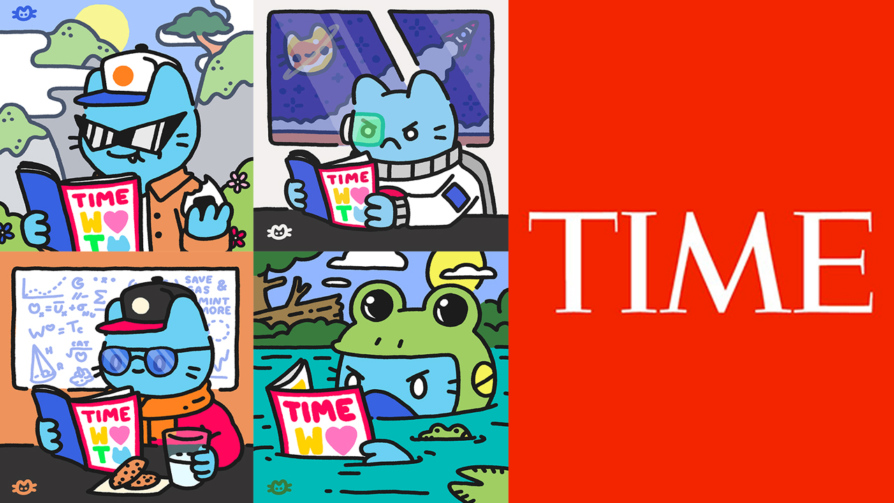 TIME Partners With Cool Cats NFT Project, Business Magazine Fortune's NFT Sale Raises $1.3M